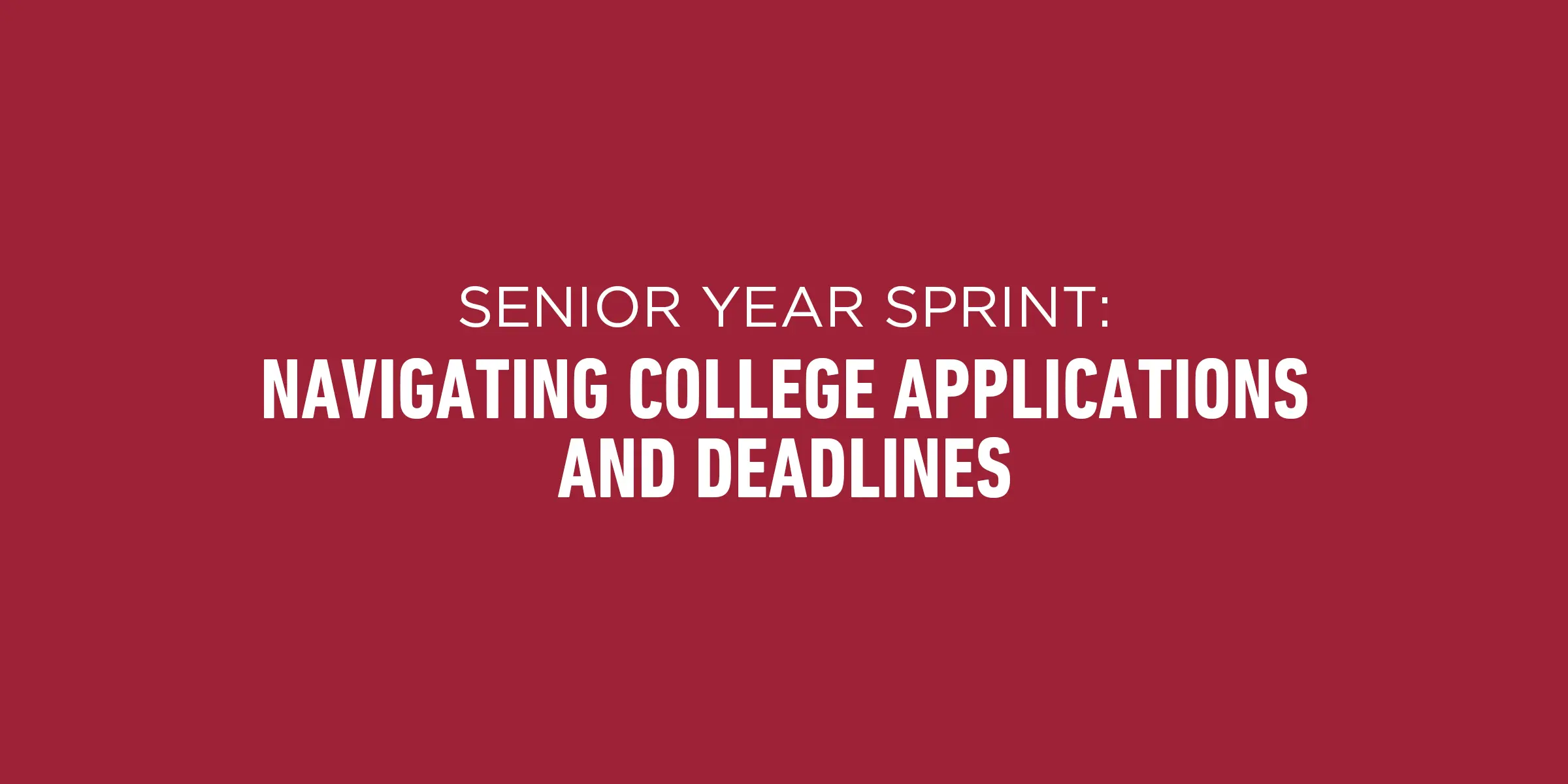 Senior College Blog August 2025
