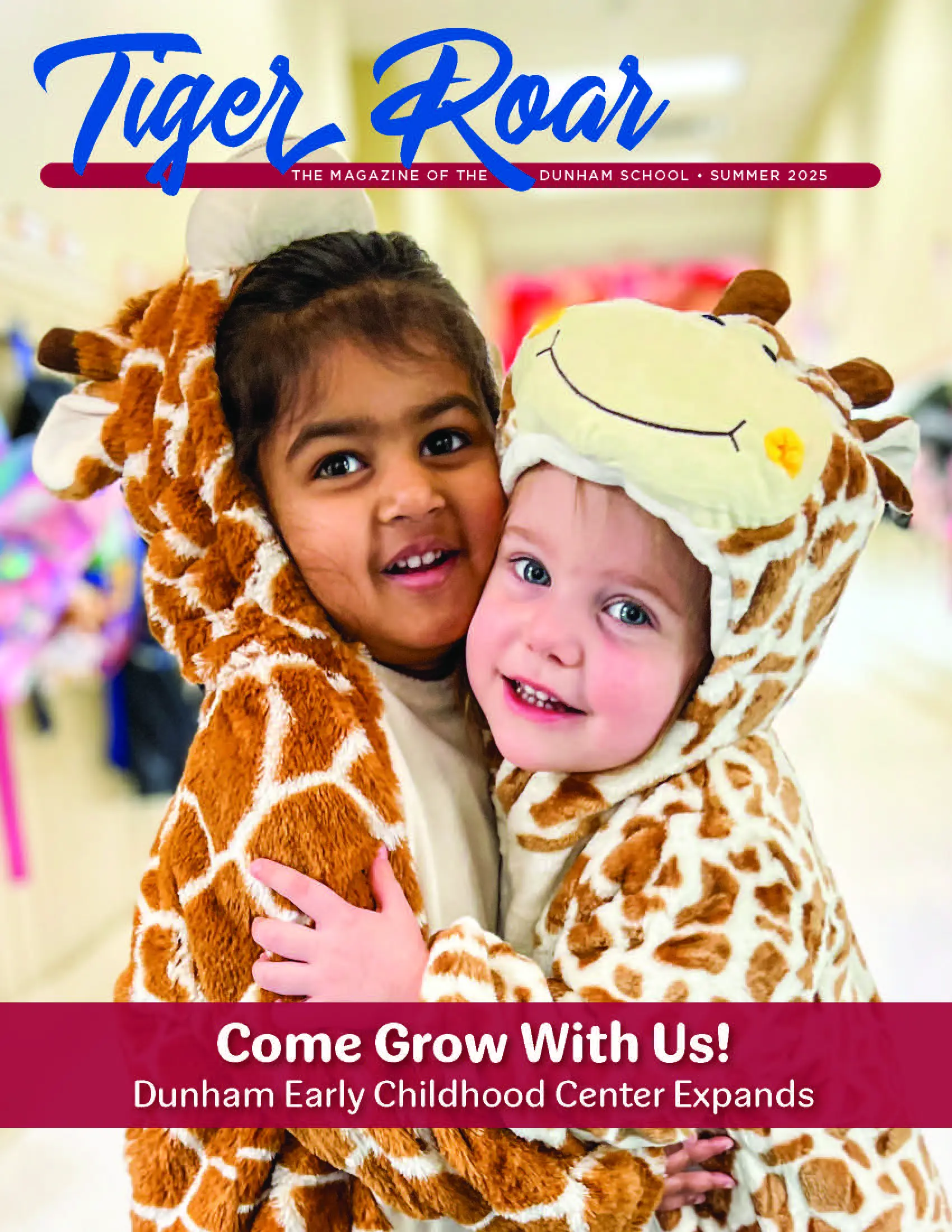 The cover image from The Dunham School's Tiger Roar magazine
